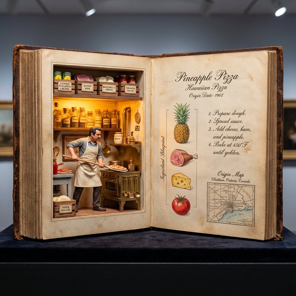 Do This For Pineapple Pizza 3D Illustration GPT Image 2 Prompt AI image prompt example 2