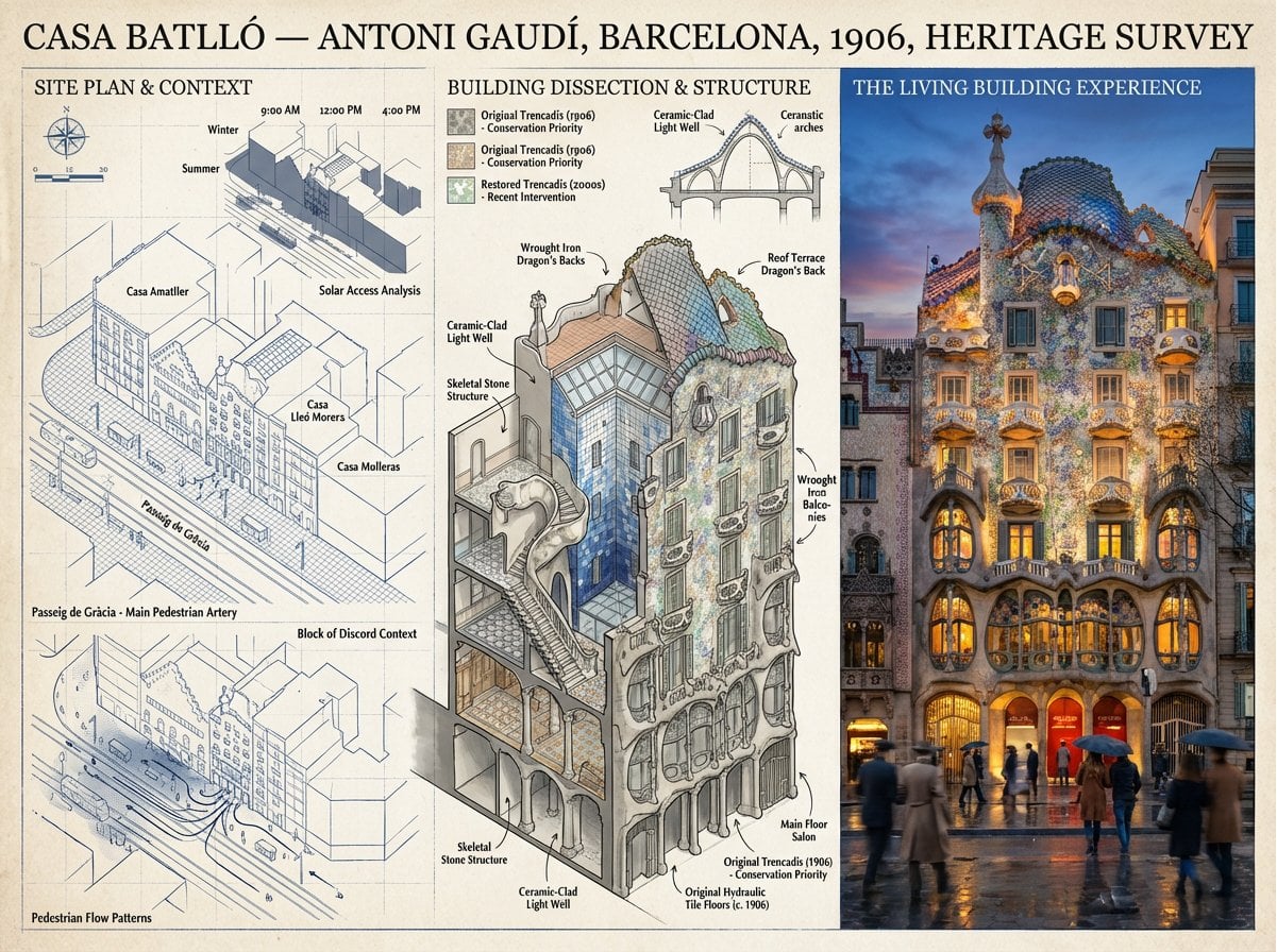 A Preservation Architect S Survey Board UI Graphic Nano Banana Prompt AI image prompt example 2