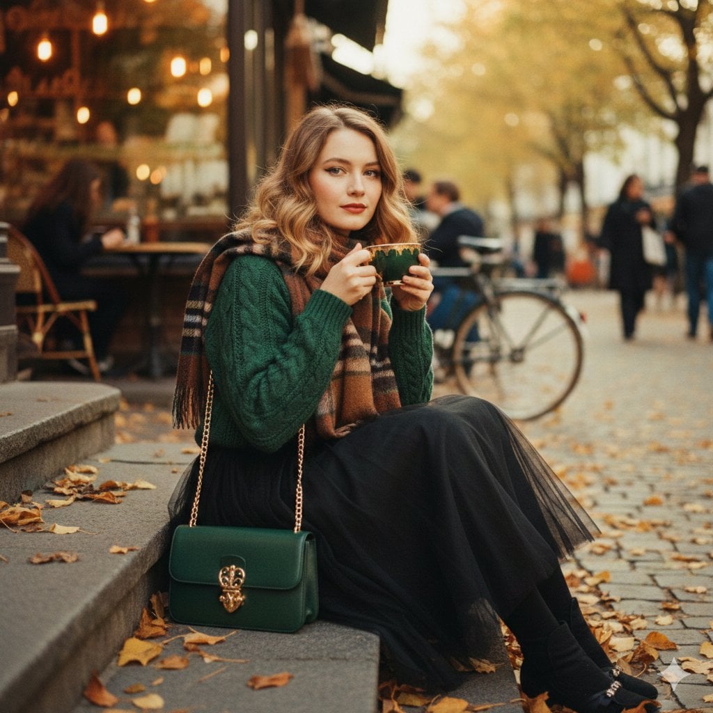 A Cinematic 1970s Inspired Fashion Photography Nano Banana Prompt AI image prompt example 2