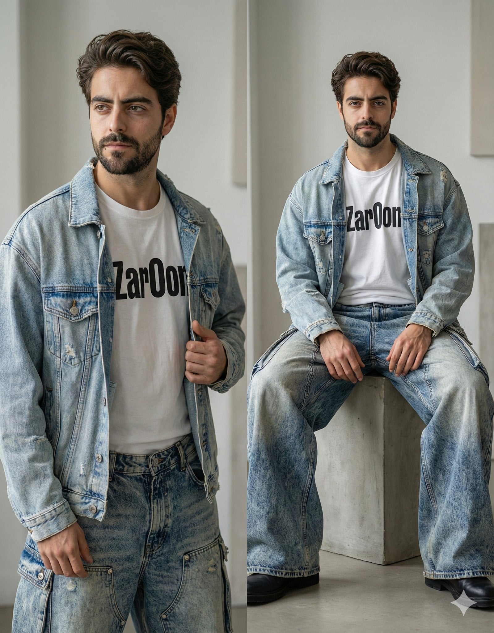 Beard Makeup Is Minimal And Natural Photography Nano Banana Prompt AI image prompt example 2