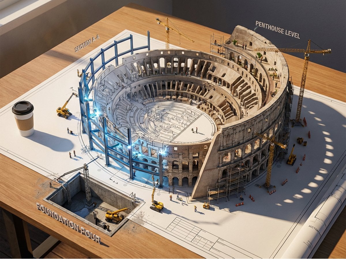 Epic 3d Scene A Massive 3D Illustration Nano Banana Prompt AI image prompt example 3