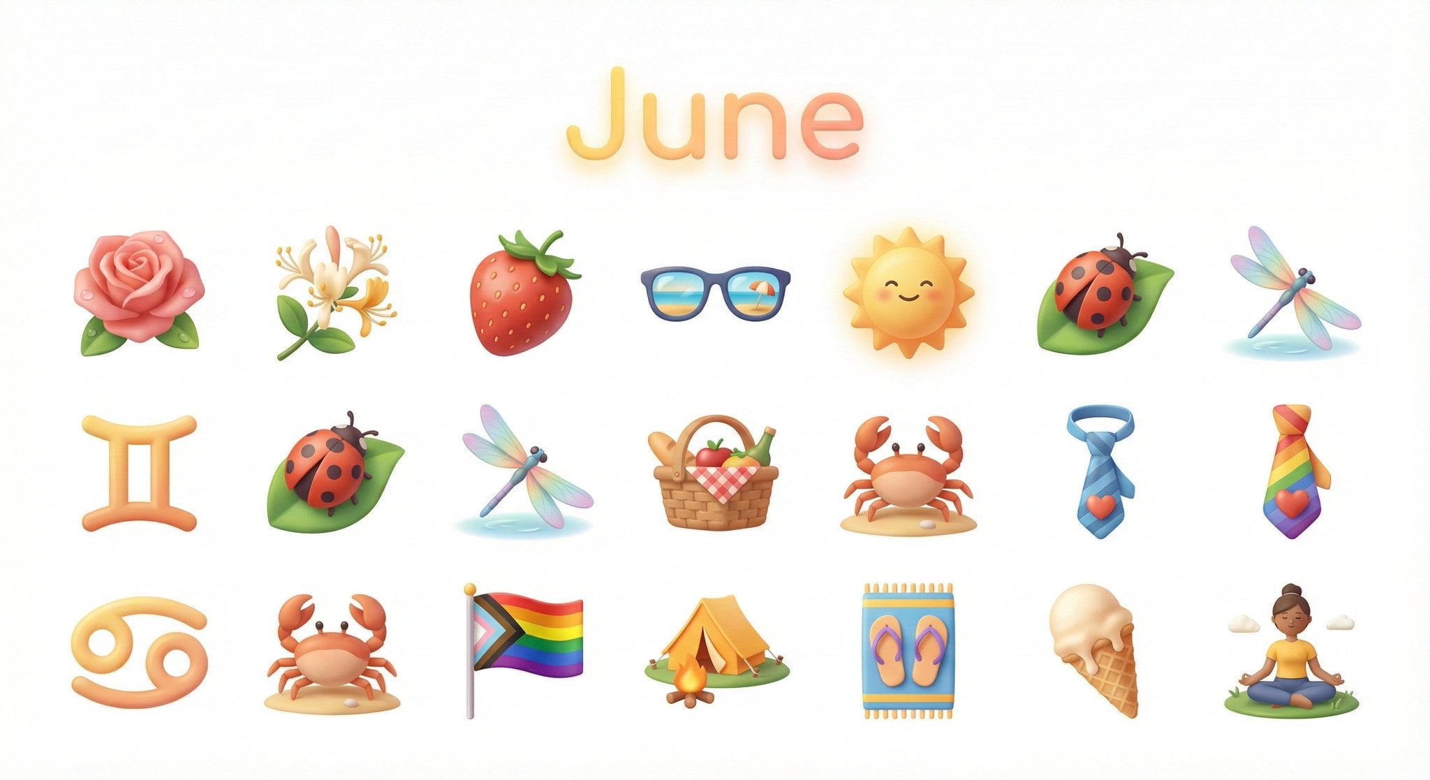 Create A Collection Of Icons 3D Illustration Nano Banana Prompt AI image prompt example 3