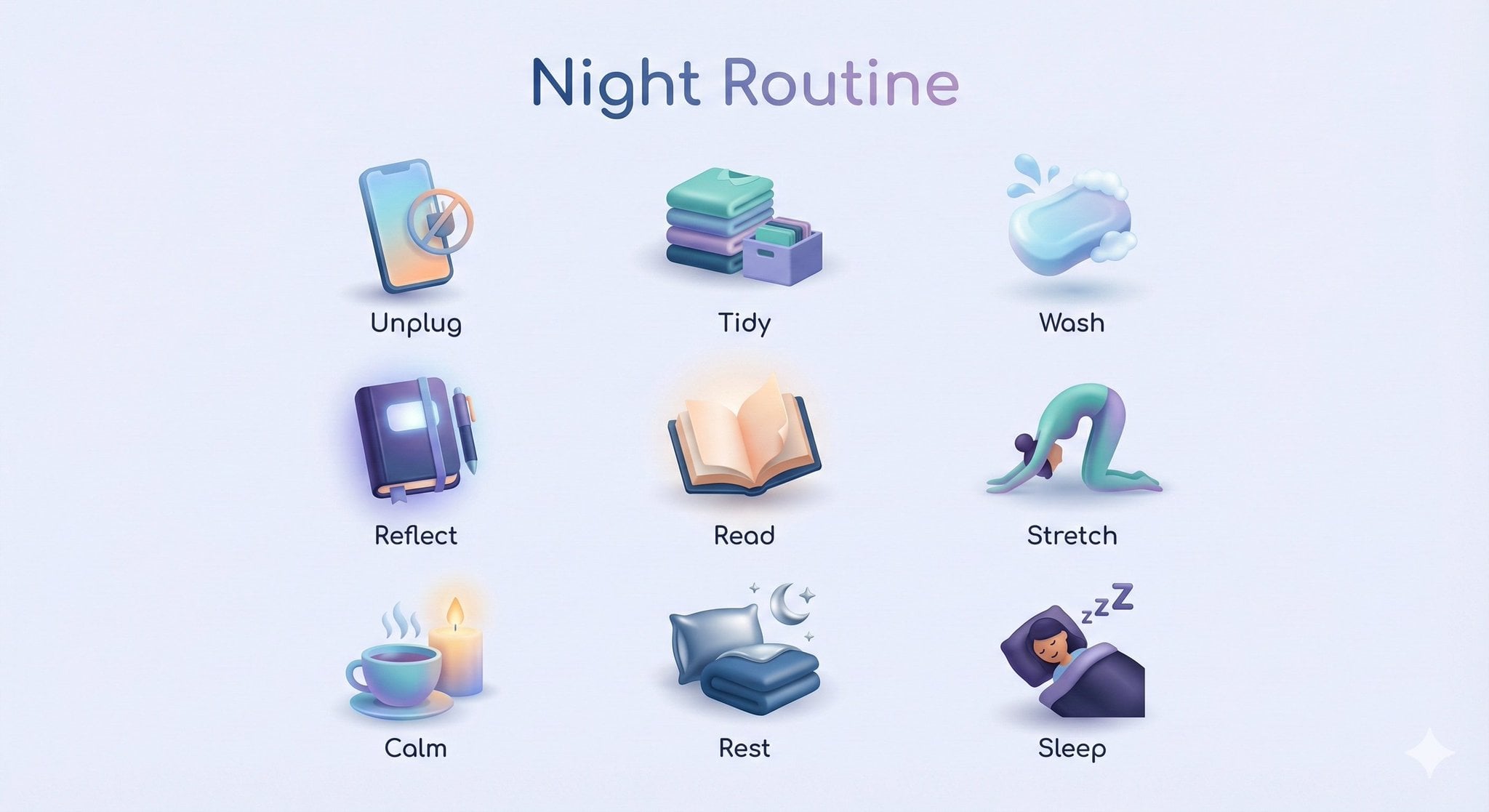 Create A Collection Of Icons 3D Illustration Nano Banana Prompt AI image prompt example 4