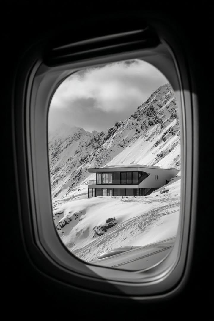 A Window Looking Out An Airplane And Photography Nano Banana Prompt AI image prompt example 2