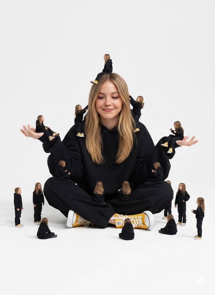 A Creative Surreal Image Of A Woman Photography Nano Banana Prompt AI image prompt example 2