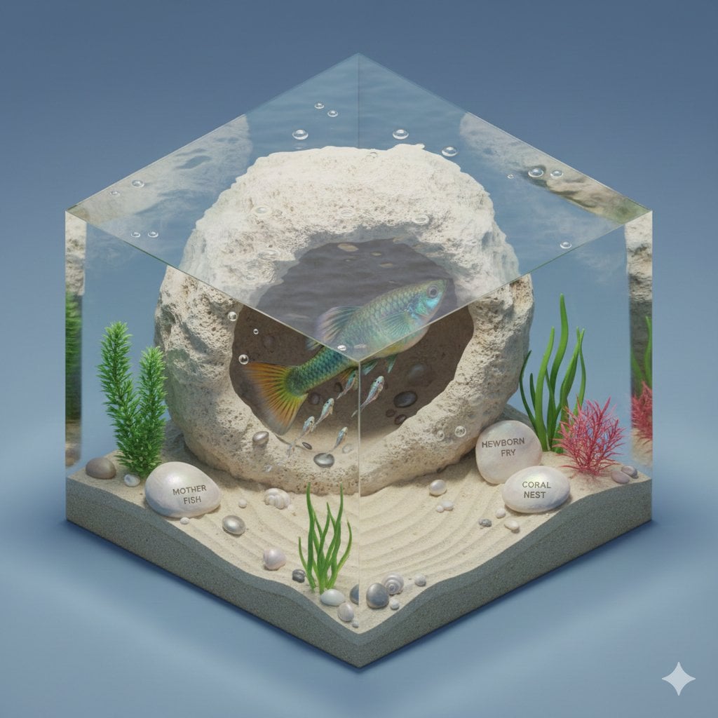 Isometric Miniature Nature Diorama 3D Illustration Nano Banana Prompt AI image prompt example 2