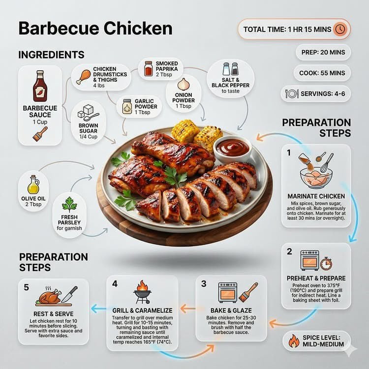 Ultra Clean Modern Recipe Infographic Food Nano Banana Prompt AI image prompt example 3