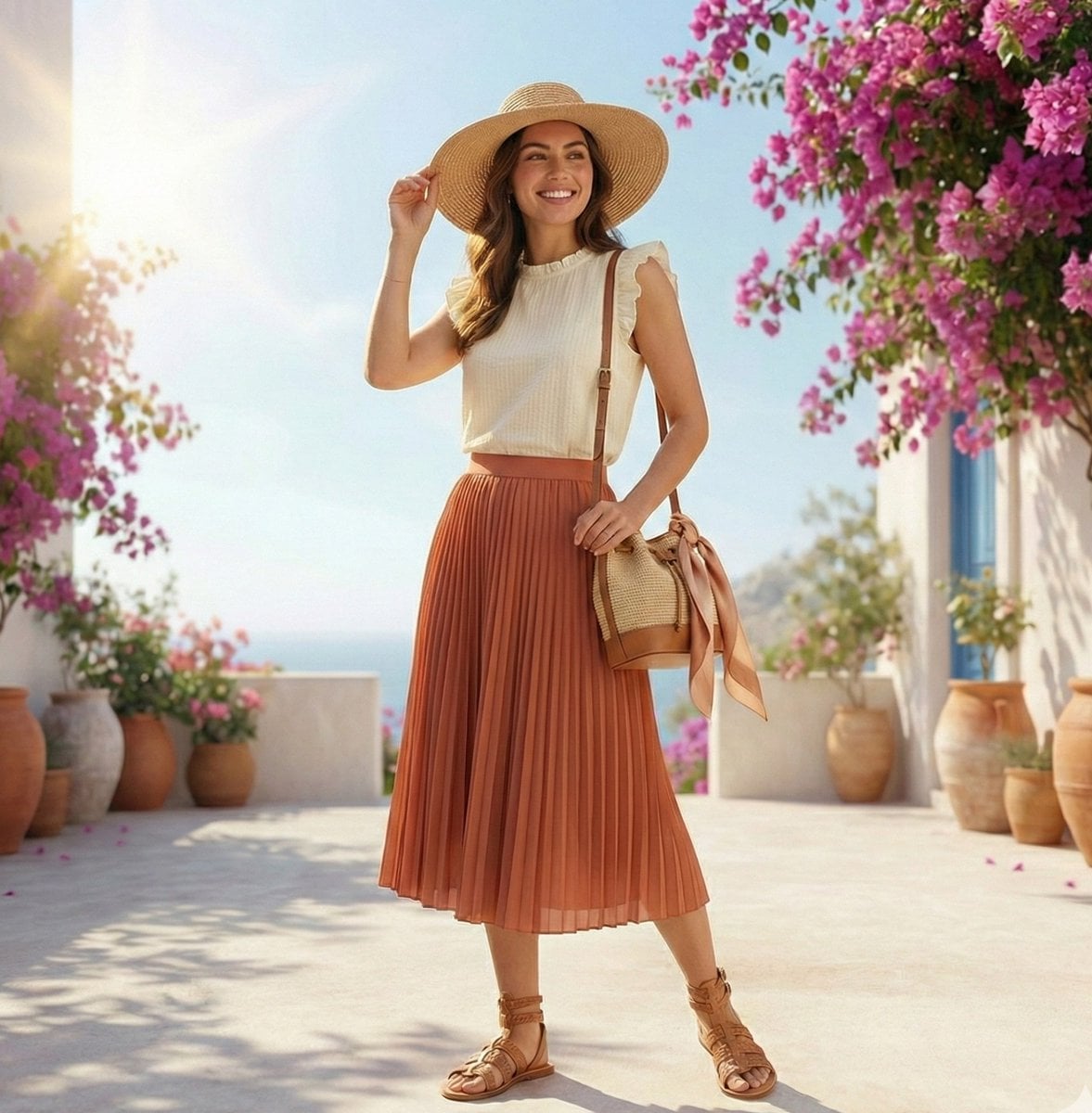 High Fashion Summer Outfit Infographic Product Nano Banana Prompt AI image prompt example 2