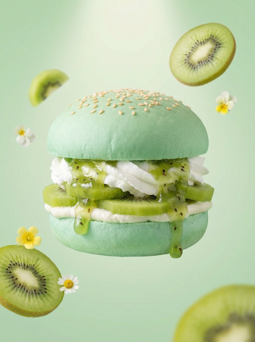 A Hyper Realistic Fruit Dessert Burger Food Nano Banana Prompt AI image prompt example 2