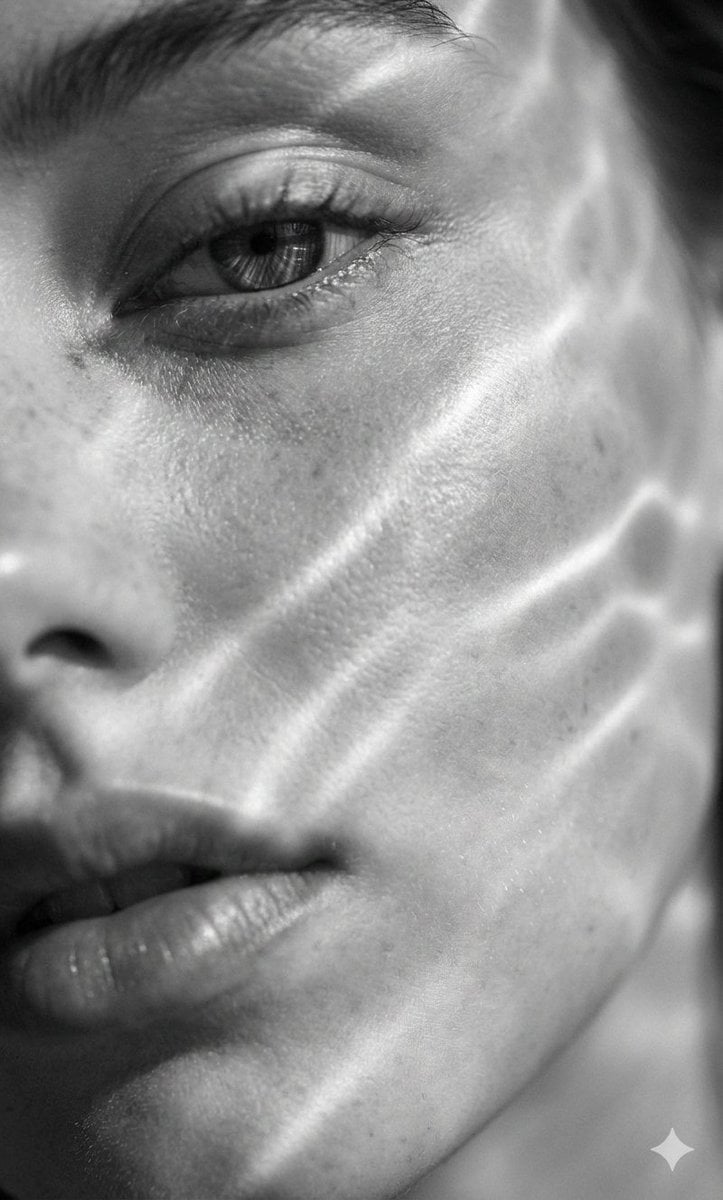 A Hyperrealistic 8k Black And White Photography Nano Banana Prompt AI image prompt example 2