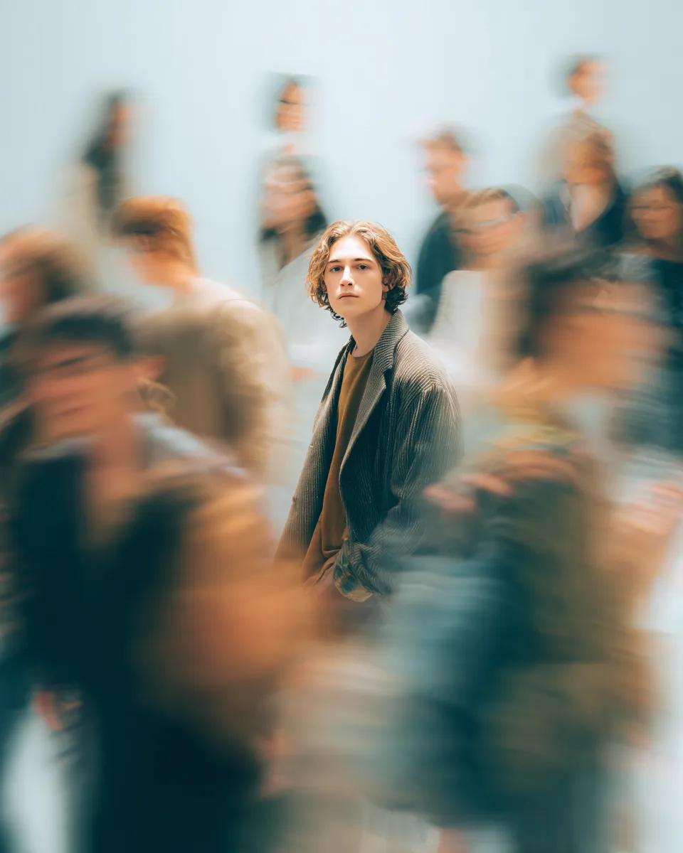 Cinematic Portrait Of A Young Person Photography Nano Banana Prompt AI image prompt example 2