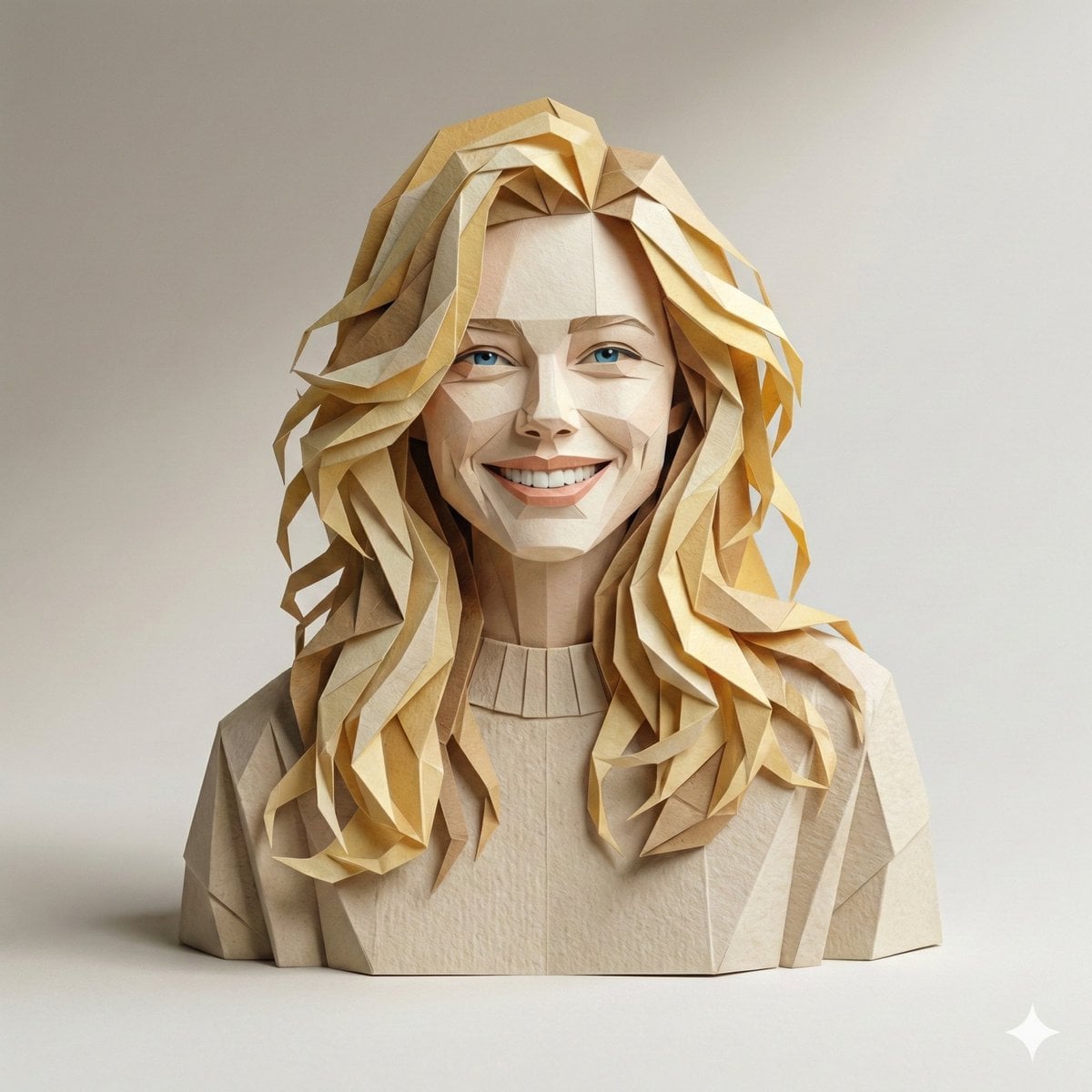 A Hyper Detailed Origami Style 3D Illustration Nano Banana Prompt AI image prompt example 3