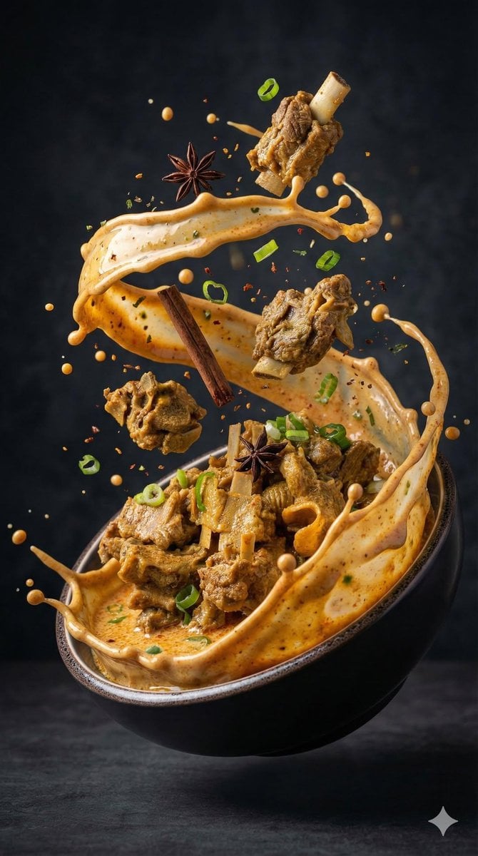 Image Prompt Subject Rich Asian Soup Action Food Nano Banana Prompt AI image prompt example 2