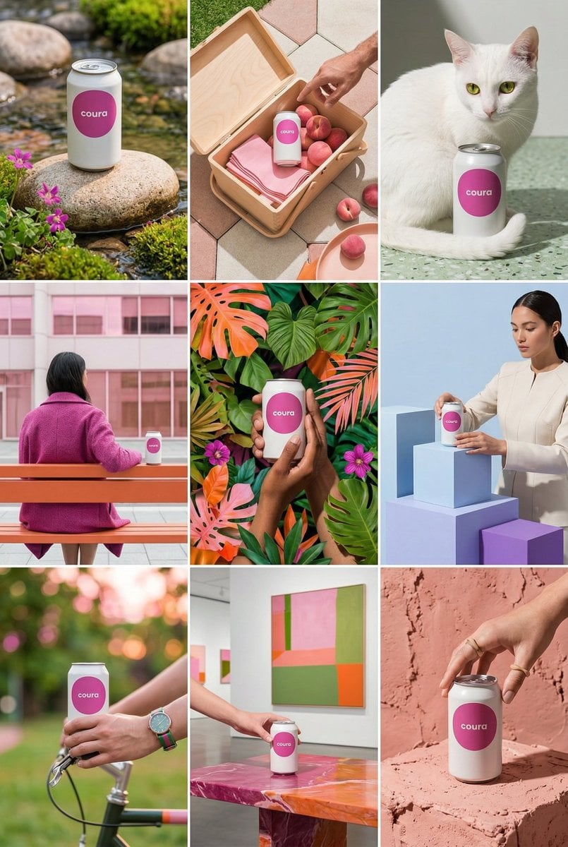 Create A 9 Image Instagram Feed For Product Nano Banana Prompt AI image prompt example 2
