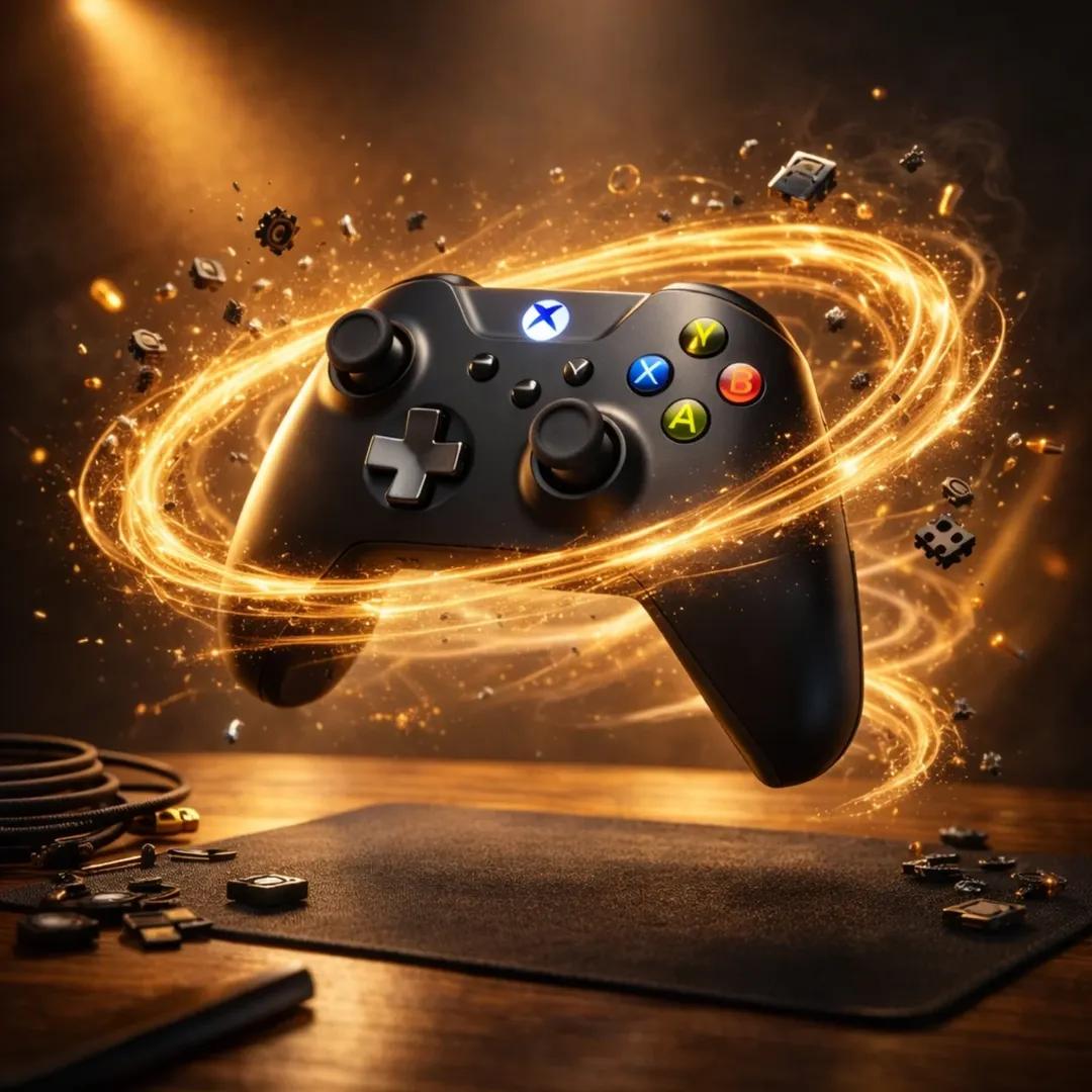 Ultra Realistic Gaming Mouse Floating Product Nano Banana Prompt AI image prompt example 4