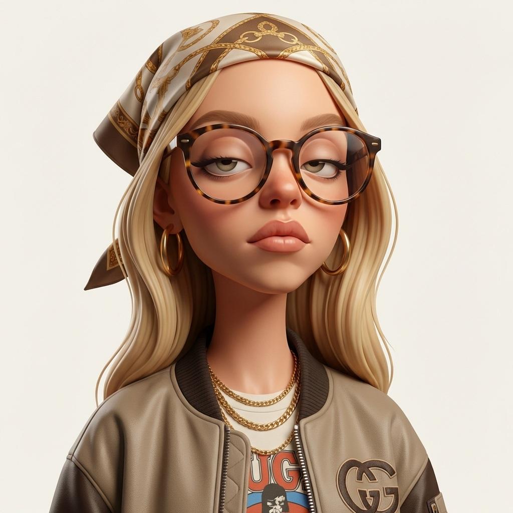 Create An Exaggerated Stylized 3d 3D Illustration Nano Banana Prompt AI image prompt example 4