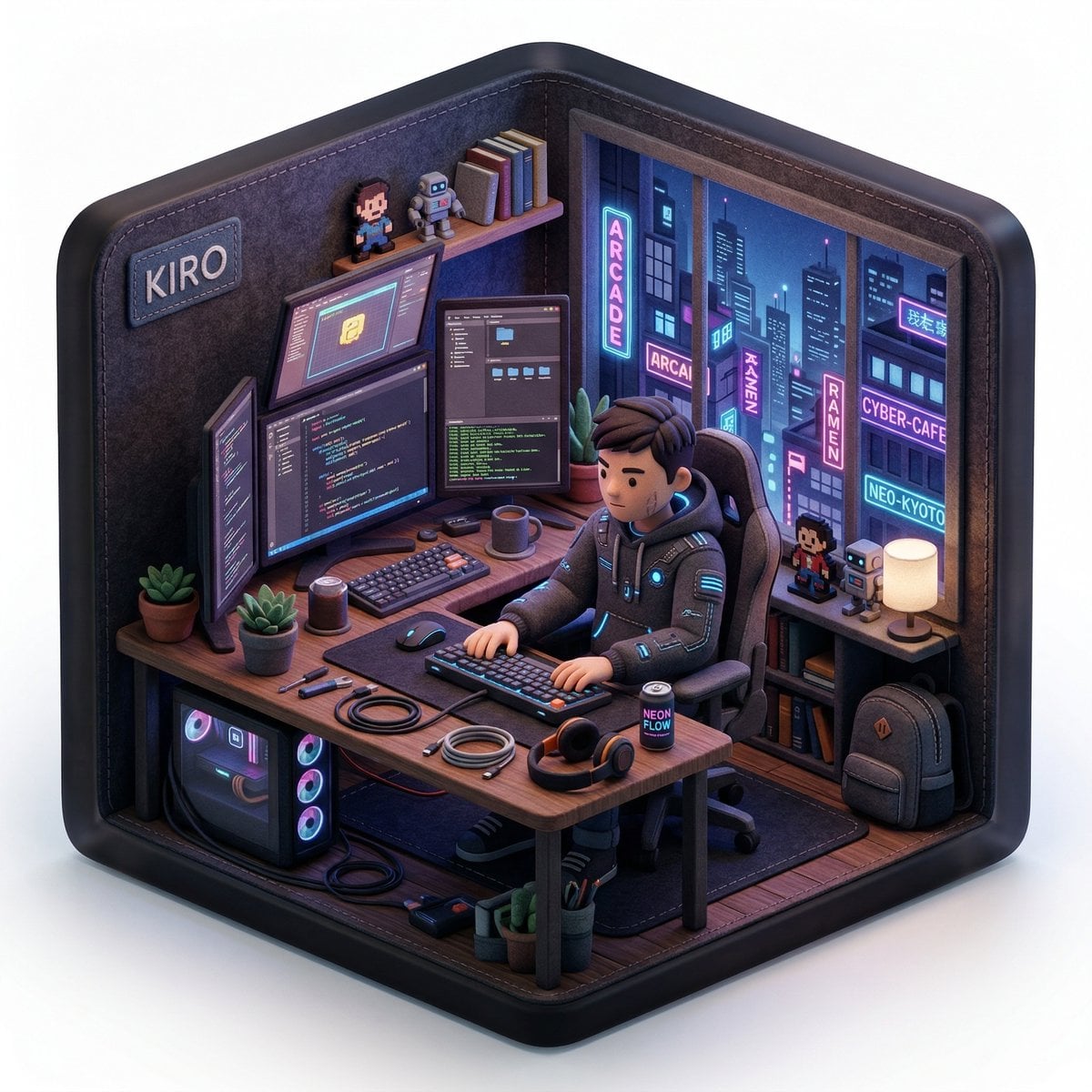 Create A 3d Isometric Diorama 3D Illustration Nano Banana Prompt AI image prompt example 2