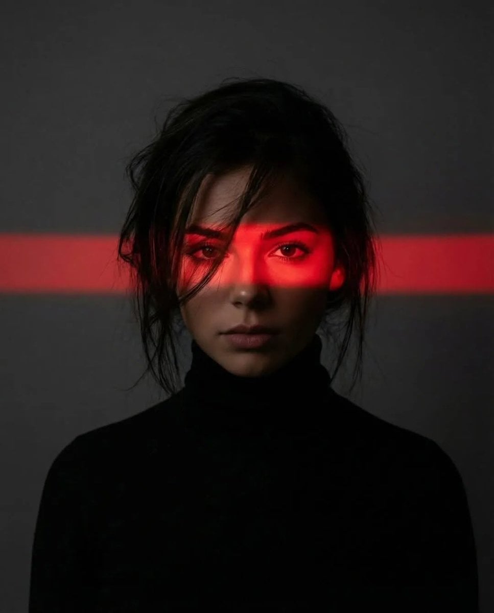 Cinematic Studio Portrait Of A Young Photography Nano Banana Prompt AI image prompt example 2