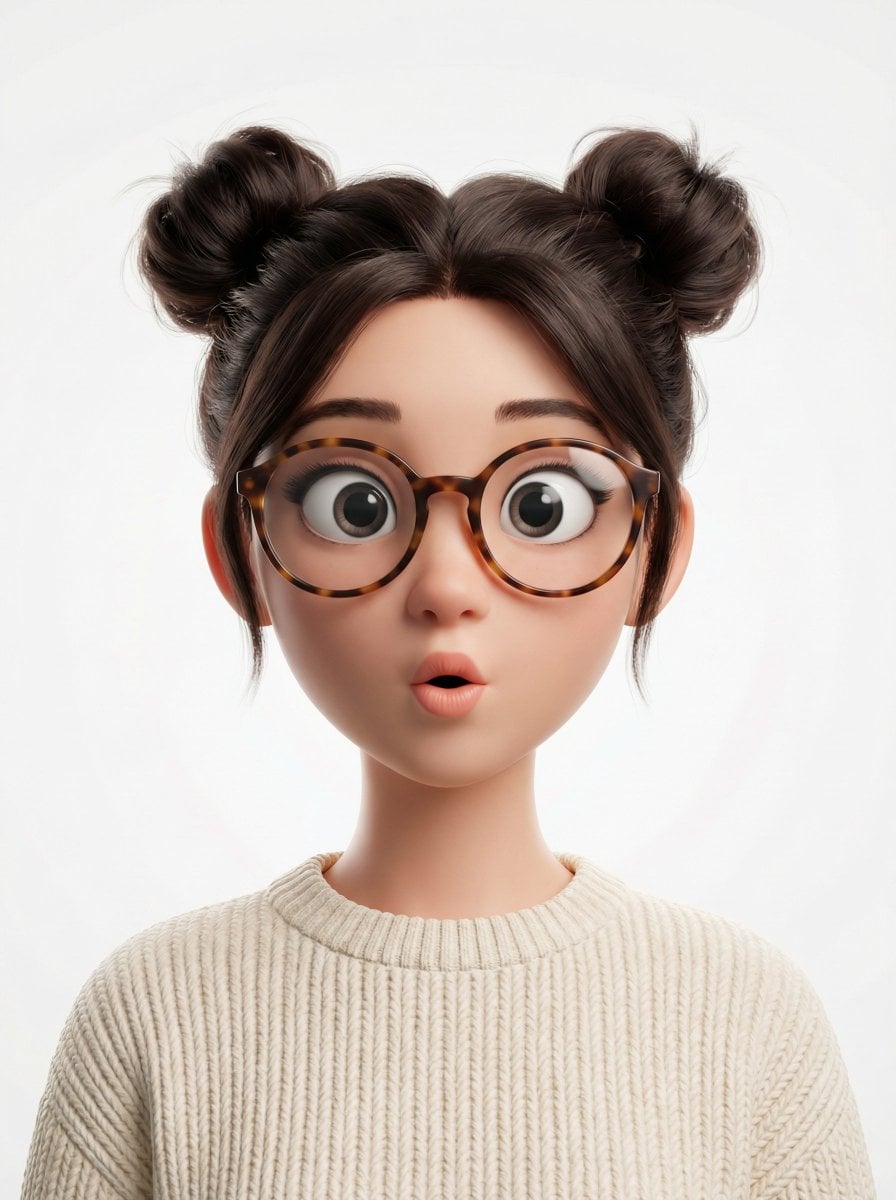 Create A Head And Shoulders Pixar 3D Illustration Nano Banana Prompt AI image prompt example 2