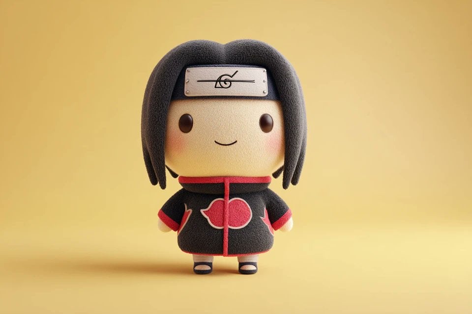 A Cute Full Body Subject Plush Toy 3D Illustration Nano Banana Prompt AI image prompt example 3