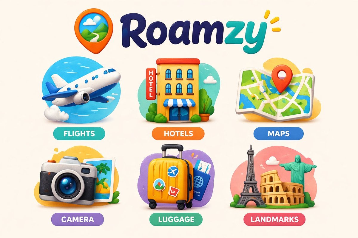 Create A Cohesive Collection Of Playful UI Graphic GPT Image 2 Prompt AI image prompt example 3